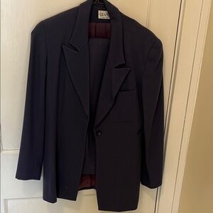 Ganni Women's Navy Blazer